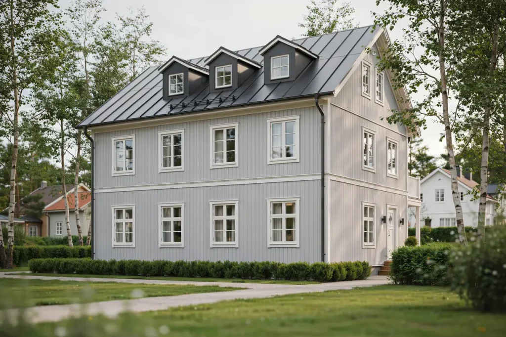 takbyte med nya takkupor p villa i resar